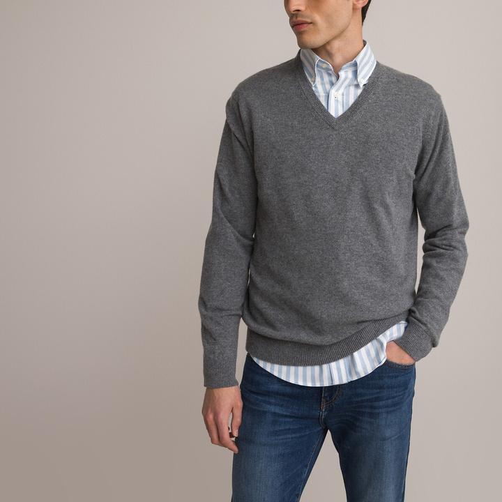 Produktbild La Redoute Collections Pullover mit V-Ausschnitt (XL)