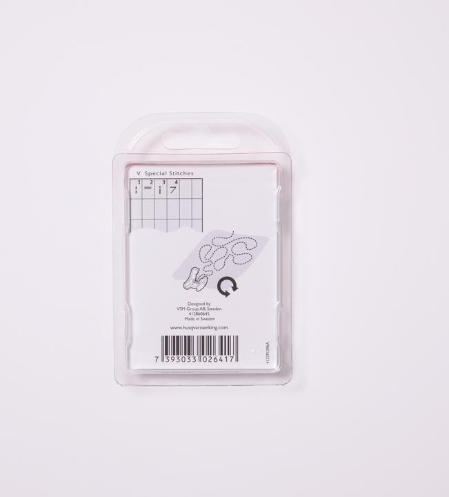 Image du produit Husqvarna Pied-de-biche ouvert transparent pour couture en piqué libre