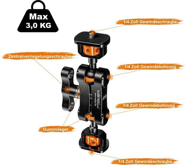 Productafbeelding Walimex Mini Magische Arm Premium