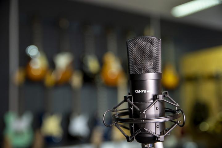Actual product image Omnitronic MIC CM-78MK2 Large Diaphragm Condenser Microphone