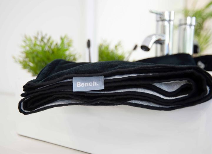 Produktbild Herding Strandtuch Bench Schwarz/Weiss (180 x 80 cm)