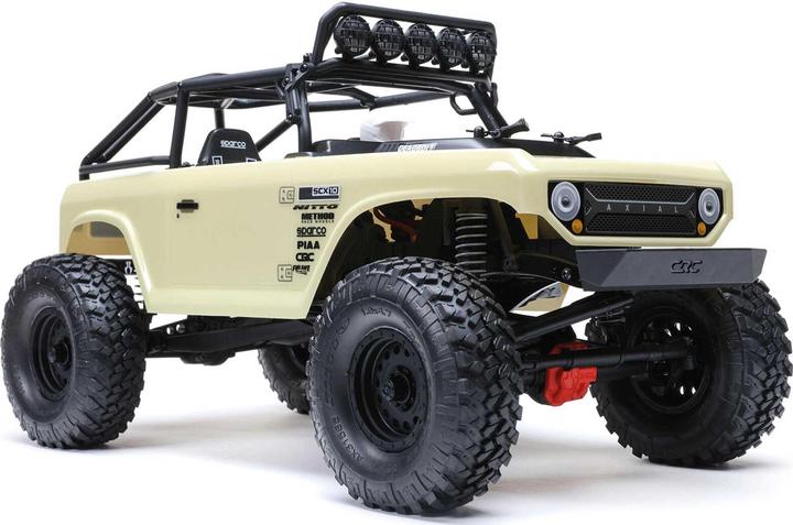 Actual product image Axial SCX10 II Deadbolt Electric Brushed Crawler 4WD 1:10 RTR Tan (RTR Ready-to-Run)
