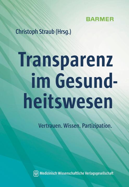 Actual product image Transparenz im Gesundheitswesen (German, Christoph Straub, 2024)