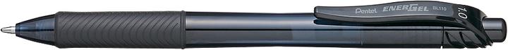 Pentel Gel-Tintenroller EnerGel BL 110 mit Druckmechanik (Schwarz, 12 x)