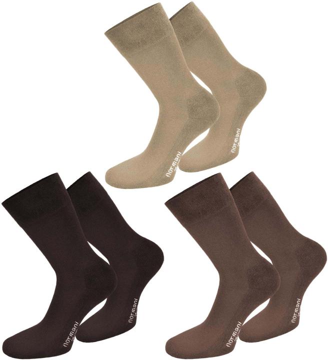 Image du produit Normani 6 paires de chaussettes confort à bord souple (paquet de 6, 35 - 38)