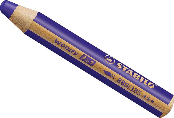 Image du produit STABILO woody 3 en 1 crayon de couleur (Violet, 1 x)