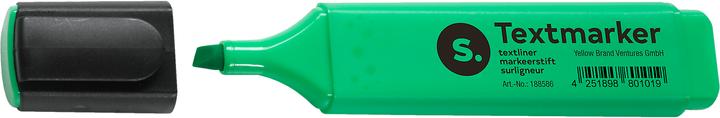 Actual product image Schäfer Shop Highlighter, with wedge tip, light resistant, quick drying, various writing colors, optional 1... (Green, 1 x)