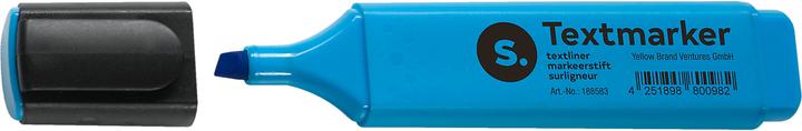 Actual product image Schäfer Shop Highlighter, with wedge tip, light resistant, quick drying, various writing colors, optional 1... (Blue, 1 x)