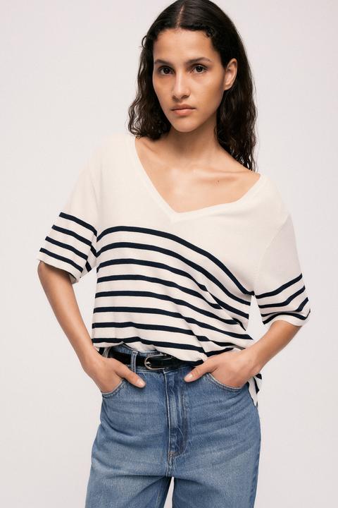 Actual product image Vila Kurzarm Stricktop (M)