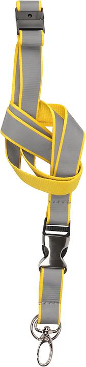 Actual product image Tarifold Lanyard for badge holder/name badge, W 20 x H 550 mm, reflective, white or ge...