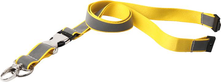 Actual product image Tarifold Lanyard for badge holder/name badge, W 20 x H 550 mm, reflective, white or ge...