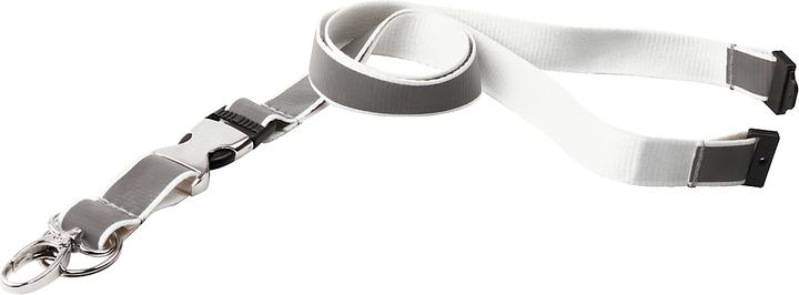 Image du produit Tarifold Lanière pour porte-carte/porte-nom, L 20 x H 550 mm, réfléchissant, blanc ou ge...