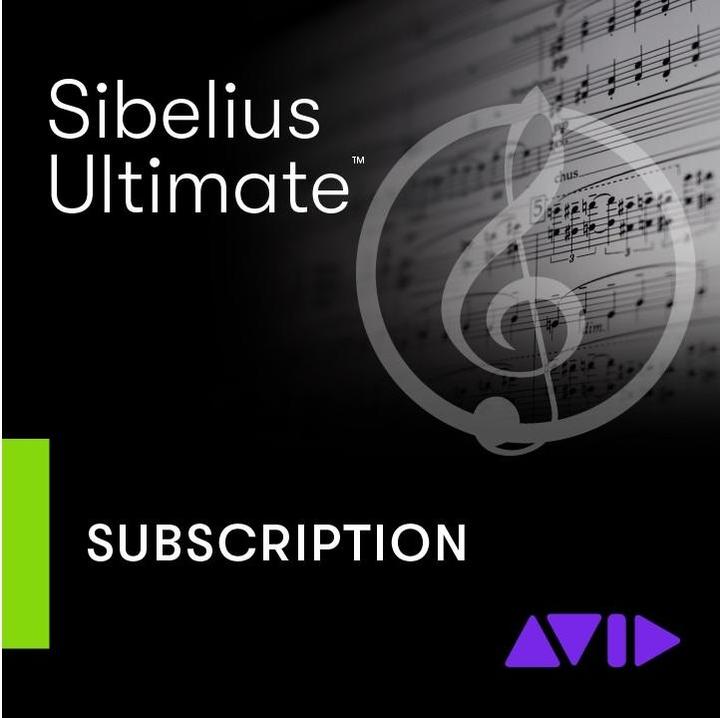 Immagine prodotto Avid Sibelius Ultimate - Abbonamento annuale NUOVO (1 Utente, 12 mesi)