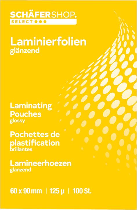 Actual product image Schäfer Shop Laminating foils (A6, 100 Piece, 125 µm)