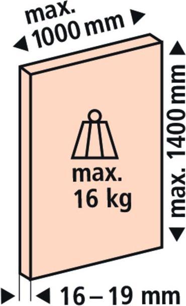 Produktbild HAWA Schiebetürbeschläge -CLIPO 16 H, Inslide