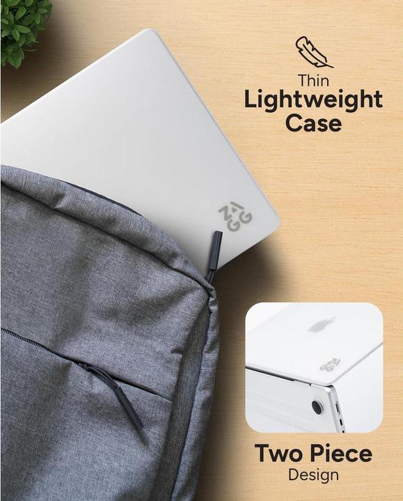 Produktbild Zagg Hard Case Apple Macbook Air 13 M3/M2 Frosted Clear (13", Apple)