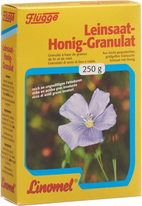 Produktbild Flügge Leinsaat Honig Granulat (1 Stück, Granulat, 250 g)