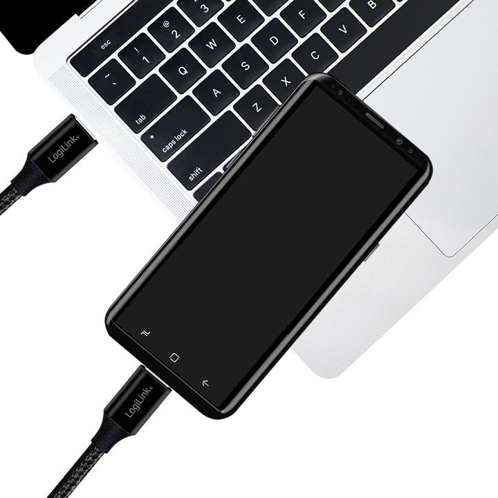 Produktbild LogiLink USB Type C - Type C (1 m, USB 2.0, 5 W)