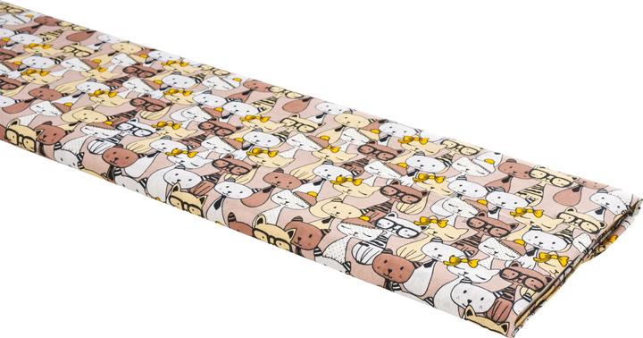 Produktbild VBS Baumwoll-Stoff "Funny Cats", 140 cm breit, Meterware