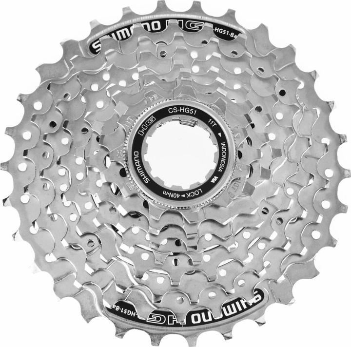 Image du produit Shimano 8 vitesses Alivio HG51 11-30T (8-vitesse, 11-30)