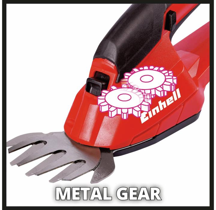 Actual product image Einhell cordless grass and shrub shears (Cordless hedgecutters)