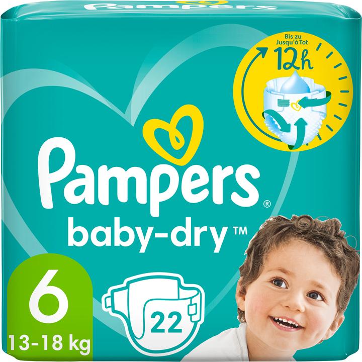Actual product image Pampers Baby-Dry (Size 6, Pack, 22 Piece)
