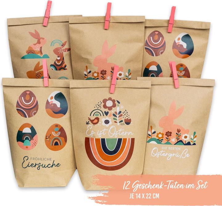 Image du produit Papierdrachen Pochettes cadeaux de Pâques Set 6 (Pochette cadeau, 6 x)