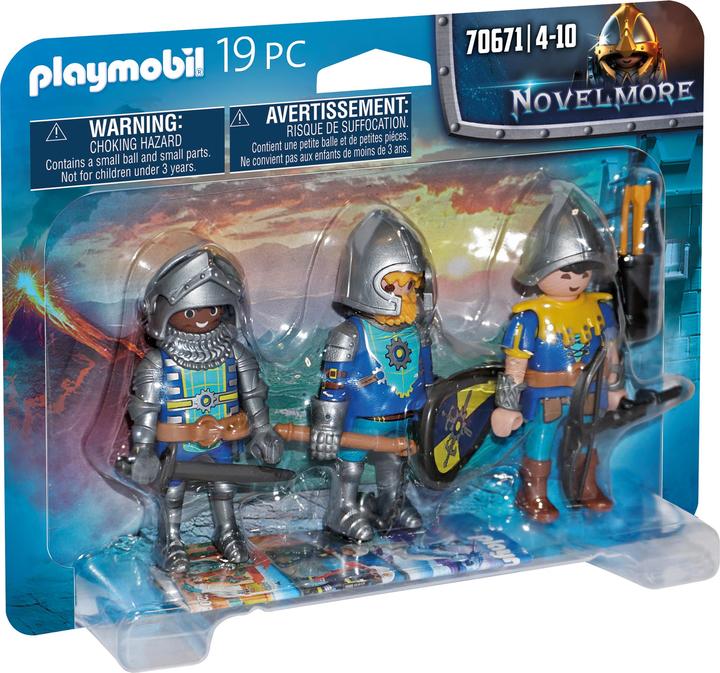 Produktbild Playmobil 3er Set Novelmore Ritter (70671, Playmobil Novelmore)