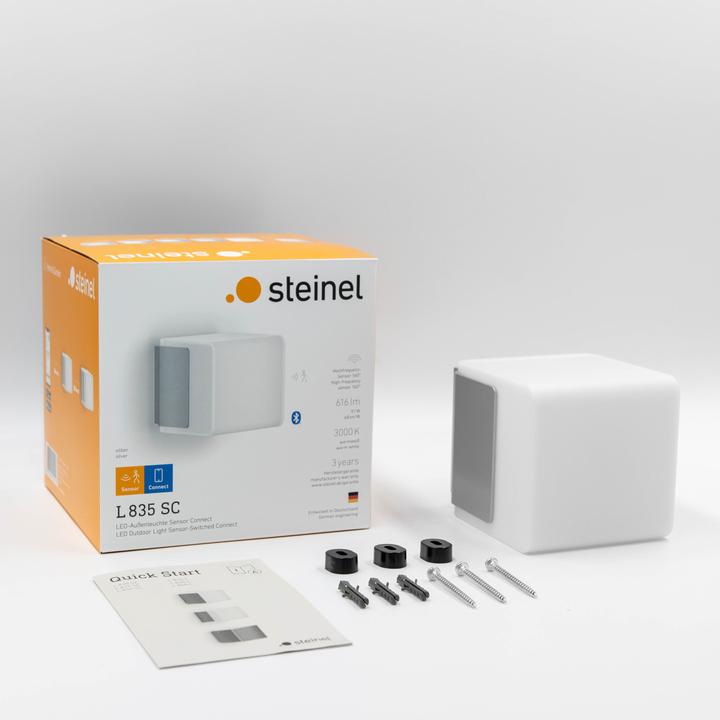 Image du produit Steinel Lampe à détecteur LED Cubo L 835 (616 lm, IP44)