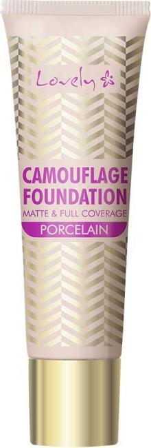 Immagine prodotto Lovely LOVELY Camouflage Foundation Matt & Full Coverage kryjący podkład do twarzy 1 Porcelain 25g