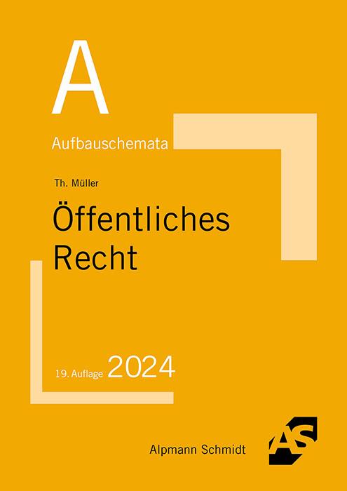 Actual product image Aufbauschemata Öffentliches Recht (German, Thomas Mueller, 2024)