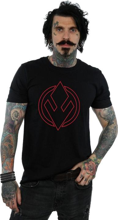 Actual product image Star Wars Mens The Rise Of Skywalker Sith Order Insignia T-Shirt (4XL)