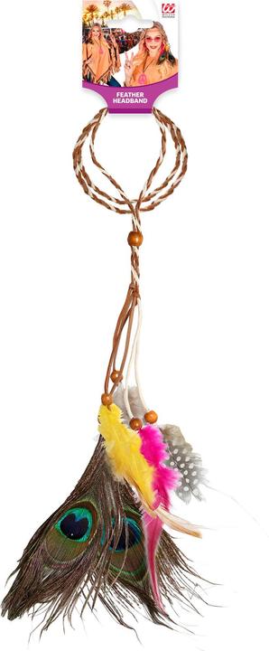 Produktbild Widmann Indianer Stirnband Mit Bunten Federn