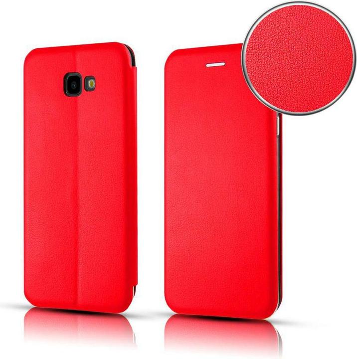 Produktbild König Design Handyhülle für Samsung Galaxy A30 Schutztasche Wallet Cover 360 Case Bumper Rot (Samsung Galaxy A30)