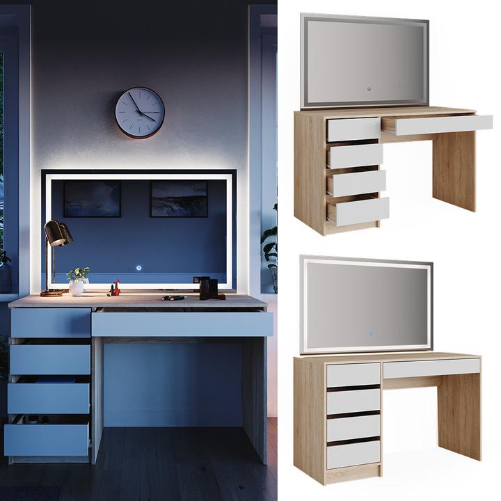 Actual product image Vicco Sherry with lighting (120 x 75 x 55 cm)