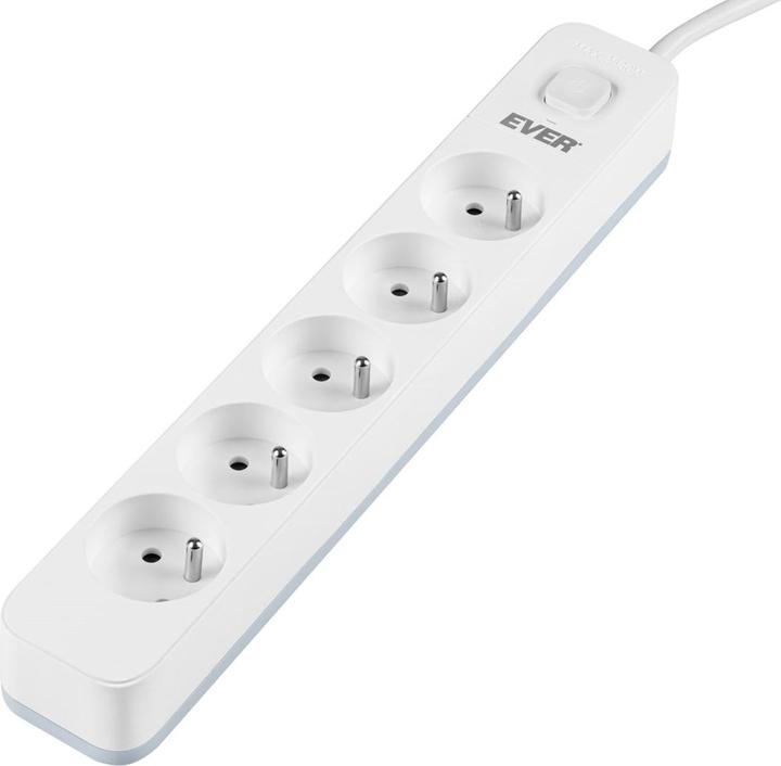 Actual product image Ever Listwa Antyprzepięciowa Protect 5pl 3 m (5 x, 3 m)