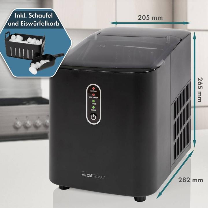 Produktbild Clatronic EWB 3798schwarz Eiswürfelbereiter 1.1l (CH-Stecker)
