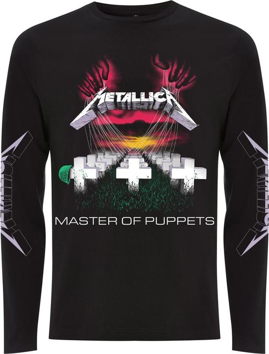 Actual product image Metallica Unisex Adult Master Of Puppets Long-Sleeved T-Shirt (S)