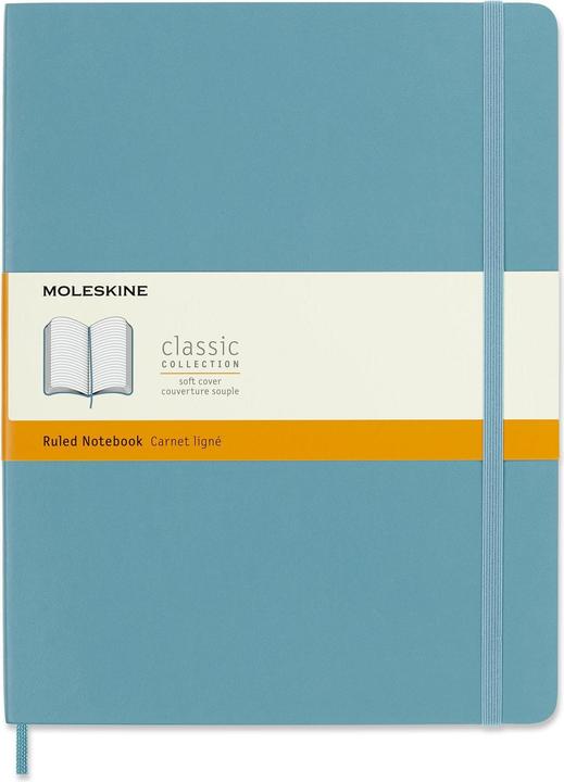 Image du produit Moleskine Carnet de notes classique (19 x 25 cm, À rayures, Couverture souple)