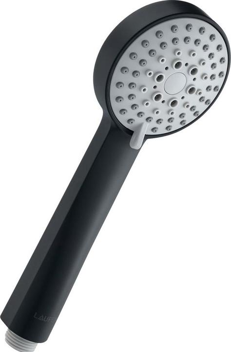 Actual product image Laufen Shower handle Stella 80 black faint (3 Beam types)