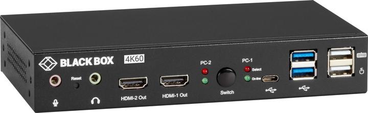 Black Box KVM Switch, UHD 4K60, Dual