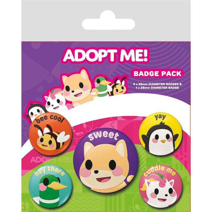 Immagine prodotto Adopt Me Core Distintivo Misura Confezione 5