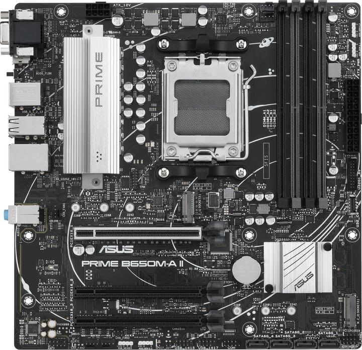 ASUS MB PRIME B650M-A II (AMD, AM5, DDR5, mATX) (AM5, AMD B650, mATX)