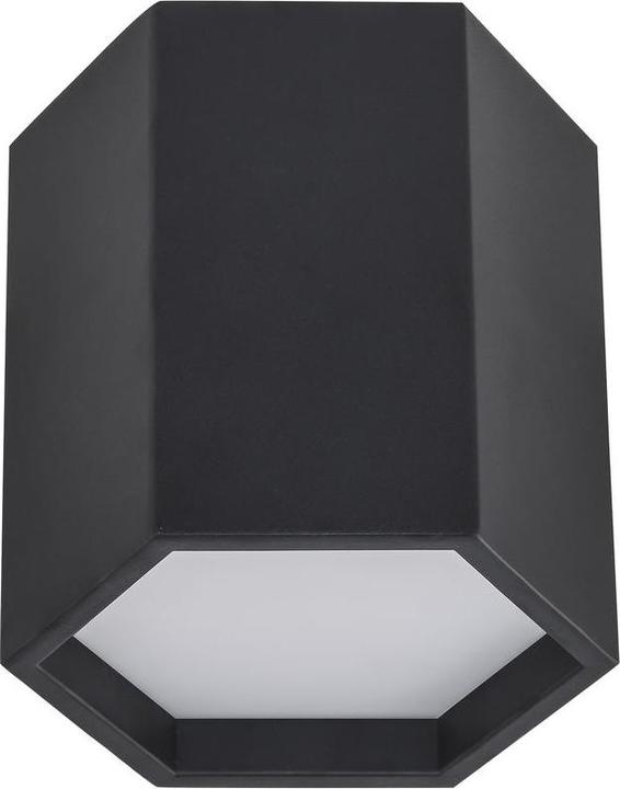 Actual product image Nova Luce SAMBA LED ceiling light black 10W warm white 20x25cm 9212314