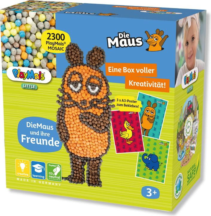 Actual product image PlayMais Little Mosaic Die Maus