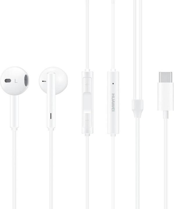 Huawei CM33 Type-C Stereo Headset, White (Bulk Pack) (ANC, Cable)