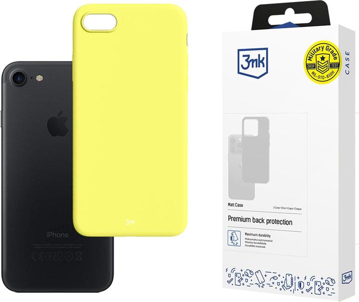 Immagine prodotto 3MK Matt Case for iPhone 7 / 8 / SE 2020 lime (Apple iPhone SE (terza generazione), Apple iPhone SE (seconda generazione), Apple iPhone 7)