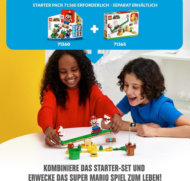 Actual product image LEGO Piranha plant power seesaw extension set (71365, LEGO Super Mario)