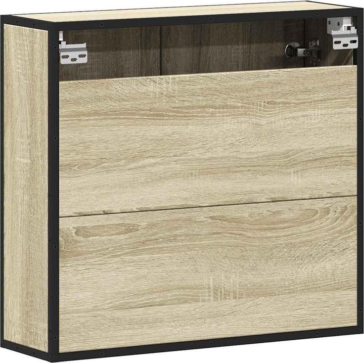 Produktbild VidaXL Bad-Spiegelschrank Sonoma-Eiche 65x20x60 cm Holzwerkstoff (65 x 20 x 60 cm)