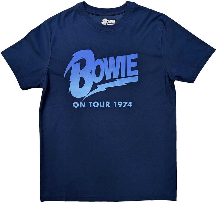 Immagine prodotto David Bowie Maglietta Unisex Adulto On Tour 1974 (S)
